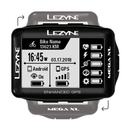 GPS комп'ютер Lezyne MEGA XL GPS чорний MEGA XL GPS, BLE, ANT + UNIT